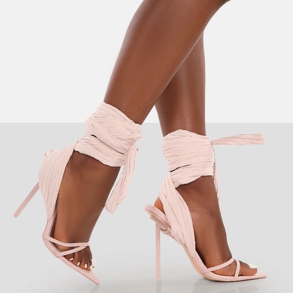 Public Desire Brunchin wrap ankle heel sandals - Picture 8 of 9